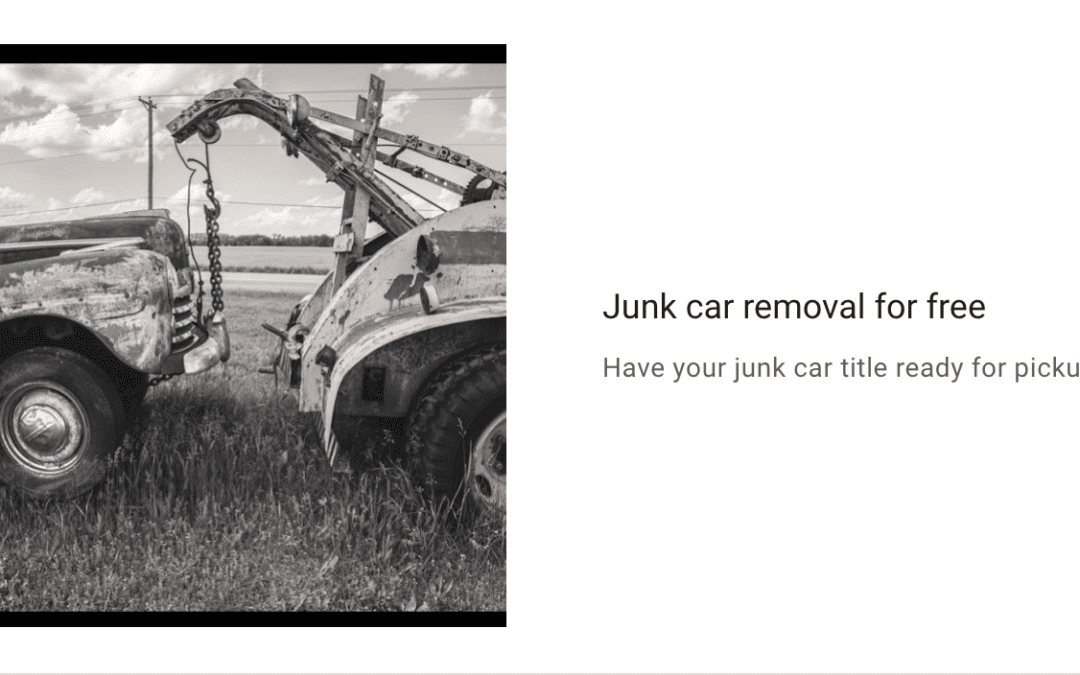 Easy Junk car haul away